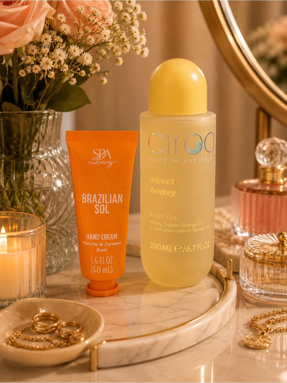 CIROA Sweet Honey Body Oil – 200mL / 6.7 fl oz